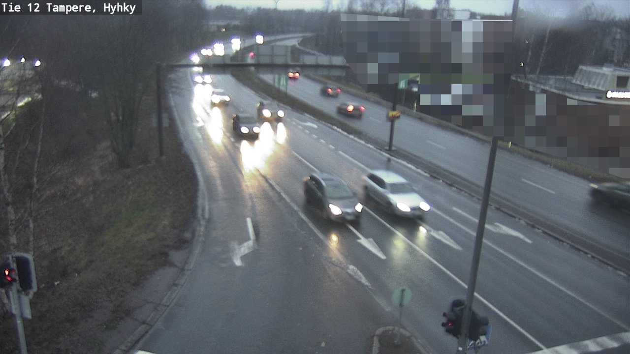 Weather Camera Image Road 12 Tampere, Hyhky, Tampere, Pirkanmaa