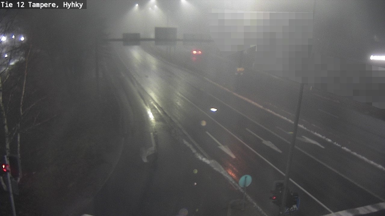Weather Camera Image Väg 12 Tammerfors, Hyhky, Tampere, Pirkanmaa
