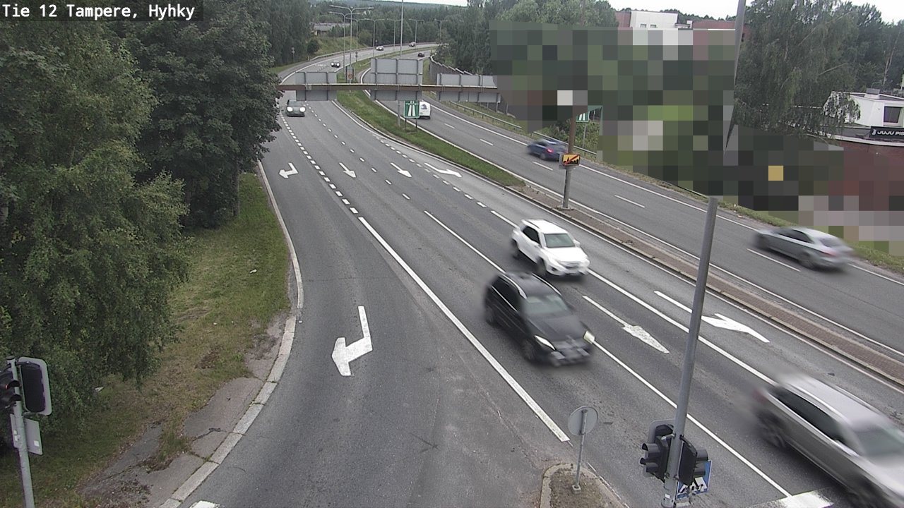 Weather Camera Image Väg 12 Tammerfors, Hyhky, Tampere, Pirkanmaa