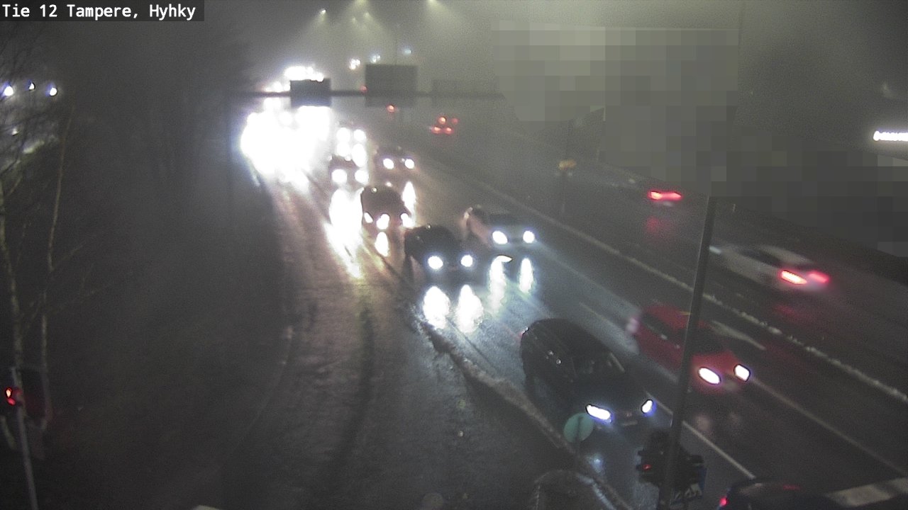 Weather Camera Image Väg 12 Tammerfors, Hyhky, Tampere, Pirkanmaa