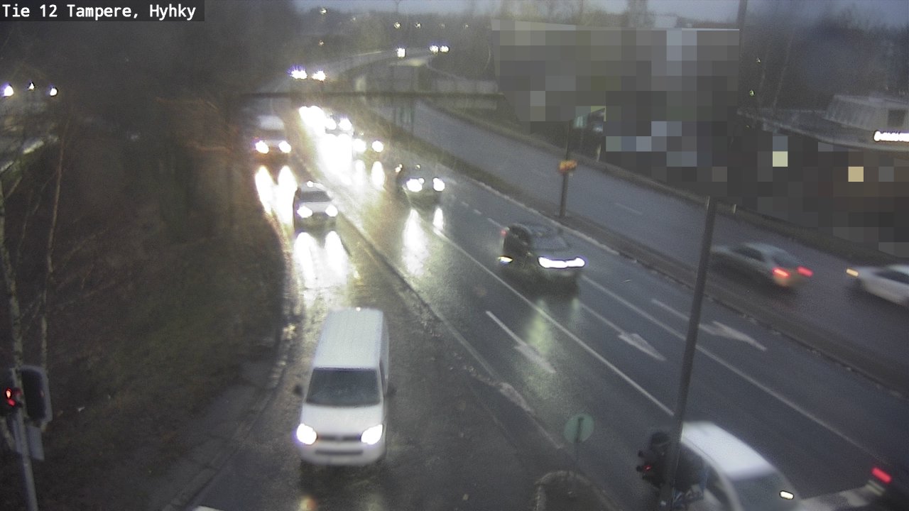Weather Camera Image Road 12 Tampere, Hyhky, Tampere, Pirkanmaa