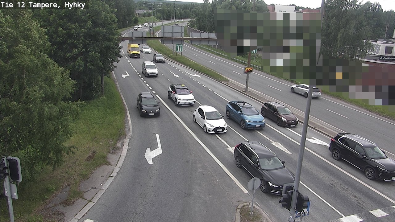 Weather Camera Image Road 12 Tampere, Hyhky, Tampere, Pirkanmaa