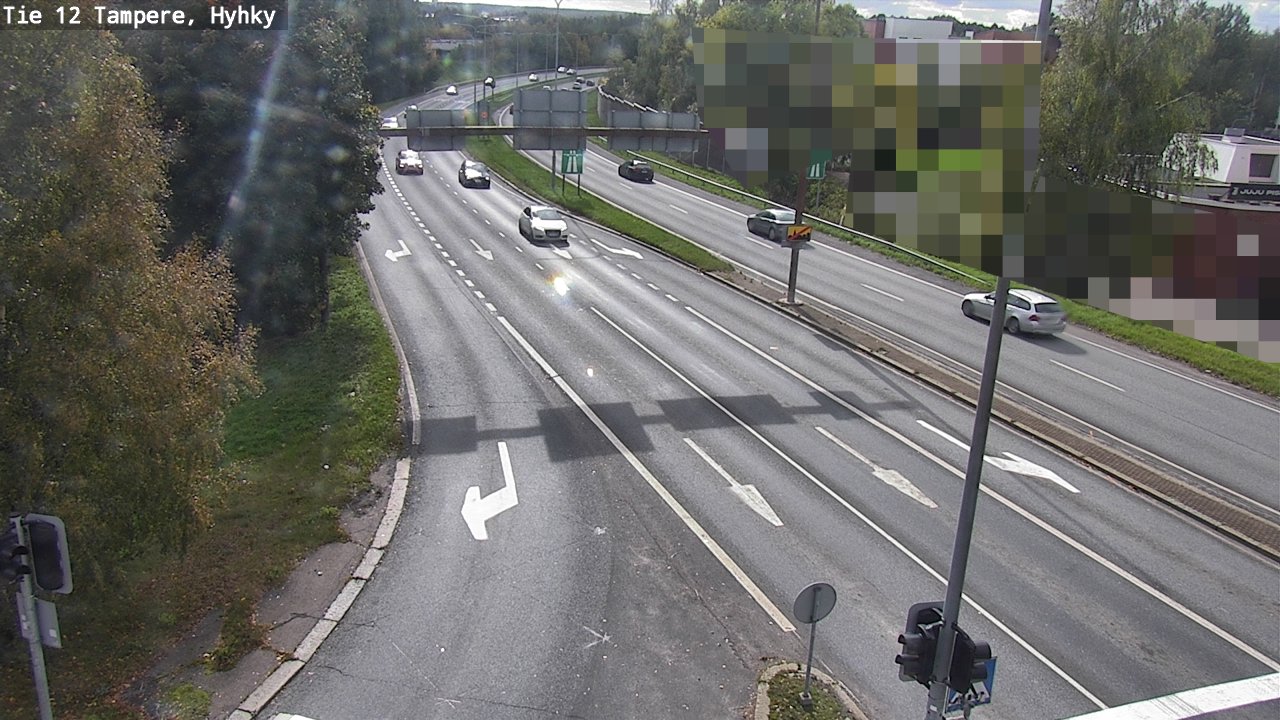 Weather Camera Image Road 12 Tampere, Hyhky, Tampere, Pirkanmaa