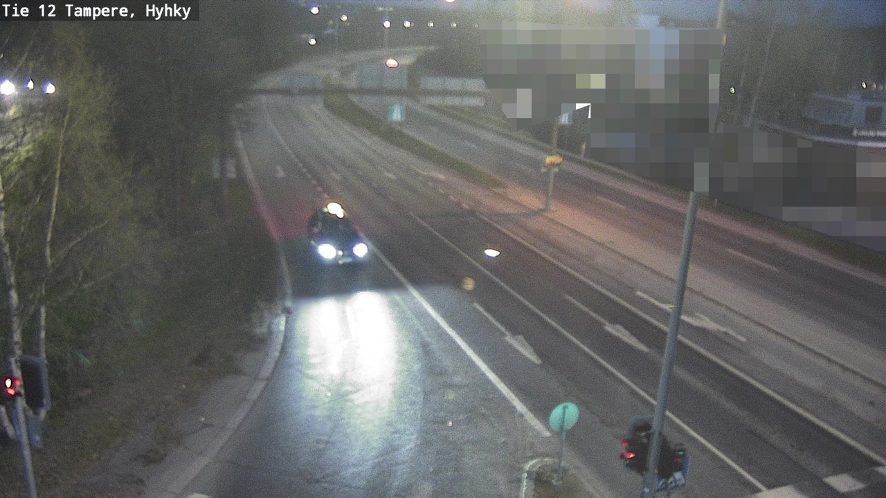 Weather Camera Image Road 12 Tampere, Hyhky, Tampere, Pirkanmaa