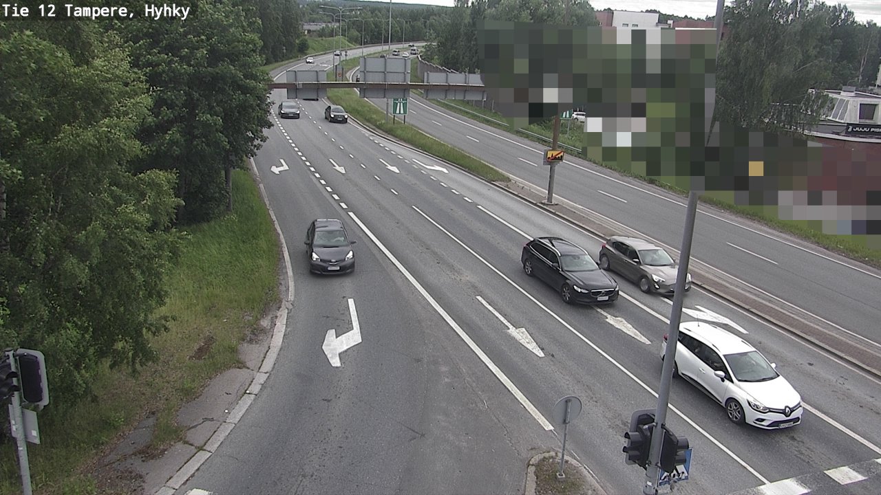Weather Camera Image Road 12 Tampere, Hyhky, Tampere, Pirkanmaa