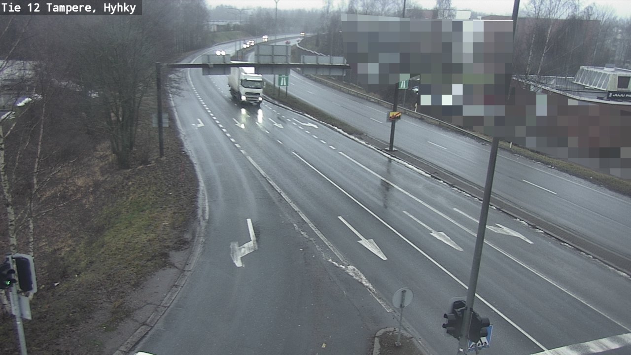 Weather Camera Image Road 12 Tampere, Hyhky, Tampere, Pirkanmaa