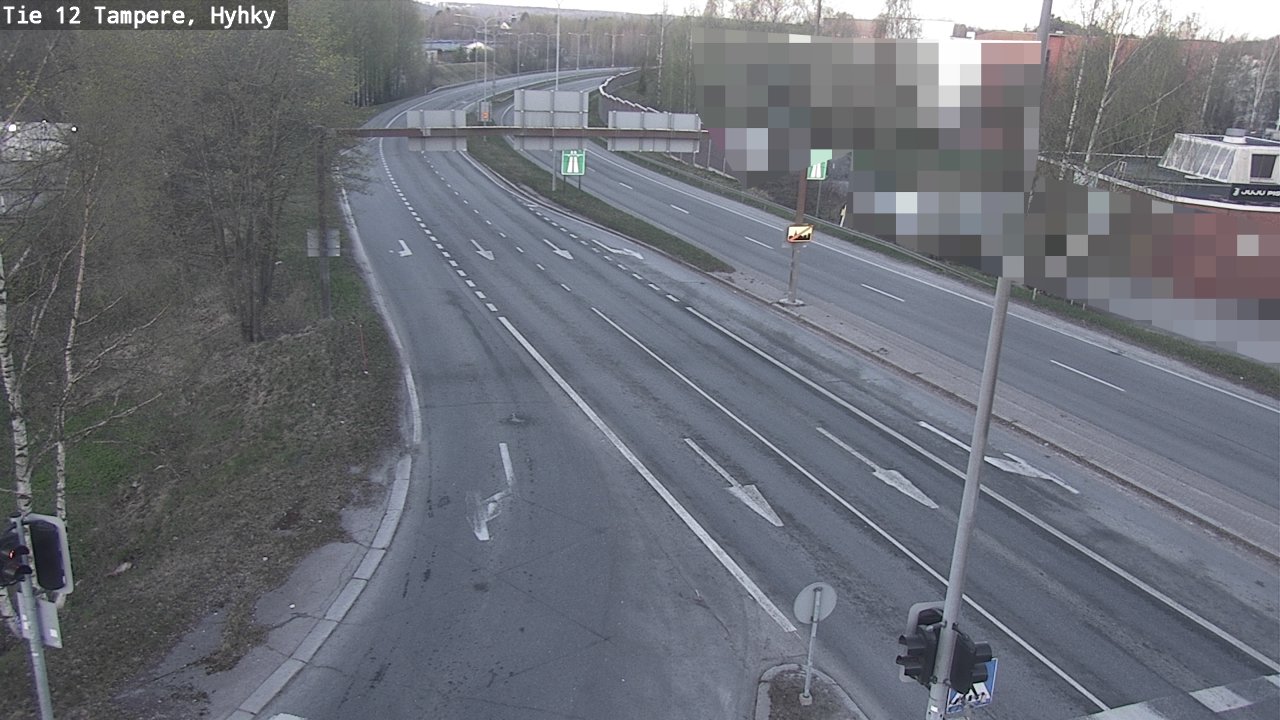 Weather Camera Image Road 12 Tampere, Hyhky, Tampere, Pirkanmaa