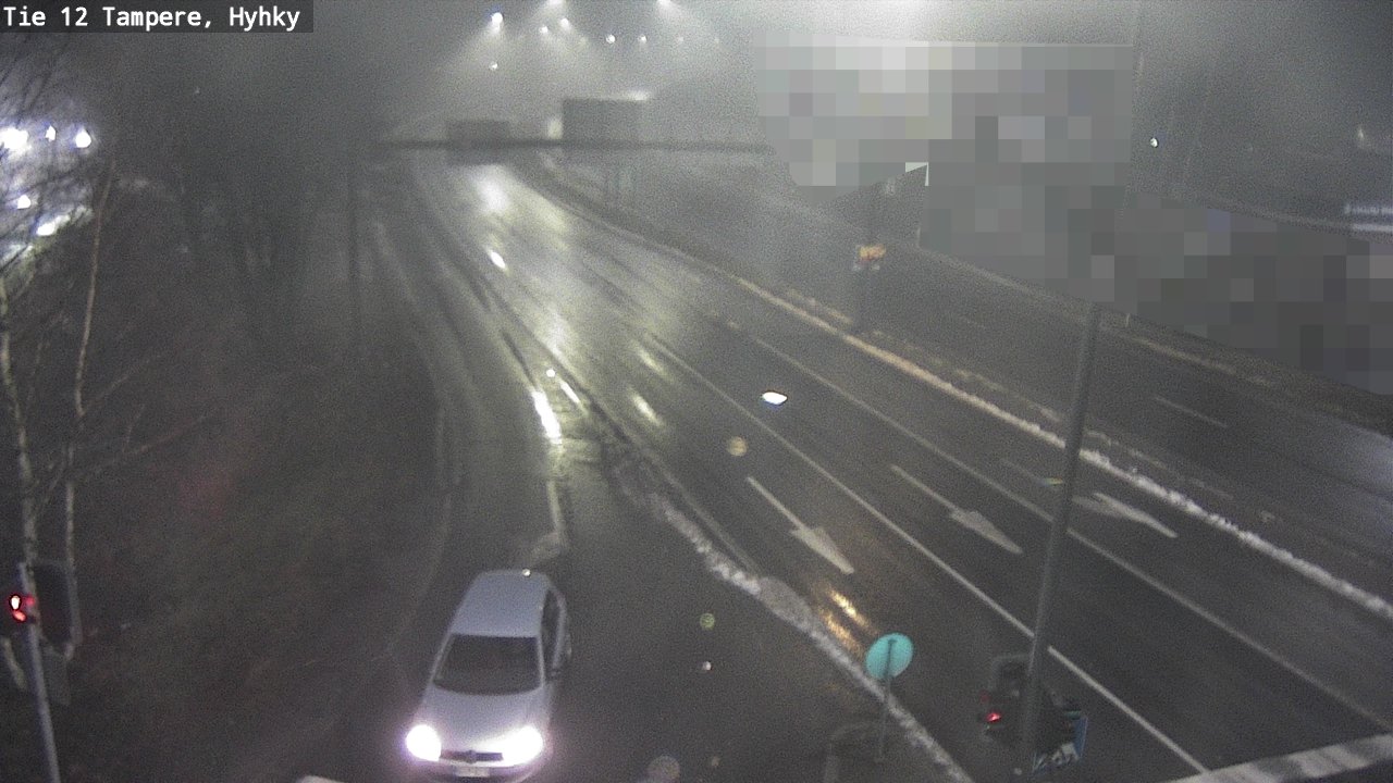 Weather Camera Image Väg 12 Tammerfors, Hyhky, Tampere, Pirkanmaa