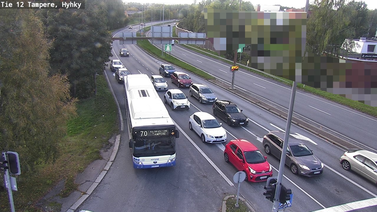 Weather Camera Image Road 12 Tampere, Hyhky, Tampere, Pirkanmaa