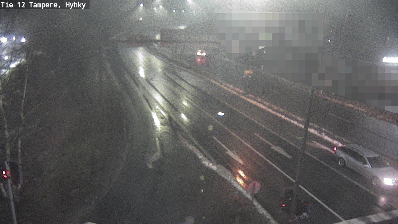 Weather Camera Image Väg 12 Tammerfors, Hyhky, Tampere, Pirkanmaa
