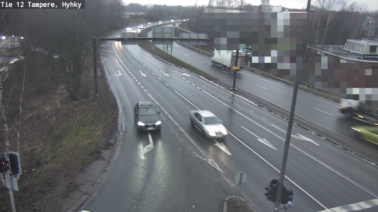 Weather Camera Image Road 12 Tampere, Hyhky, Tampere, Pirkanmaa