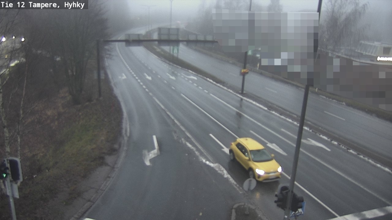 Weather Camera Image Väg 12 Tammerfors, Hyhky, Tampere, Pirkanmaa