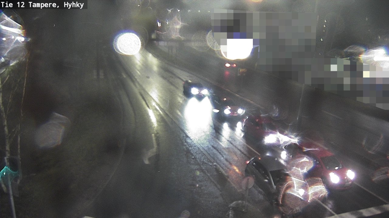 Weather Camera Image Road 12 Tampere, Hyhky, Tampere, Pirkanmaa