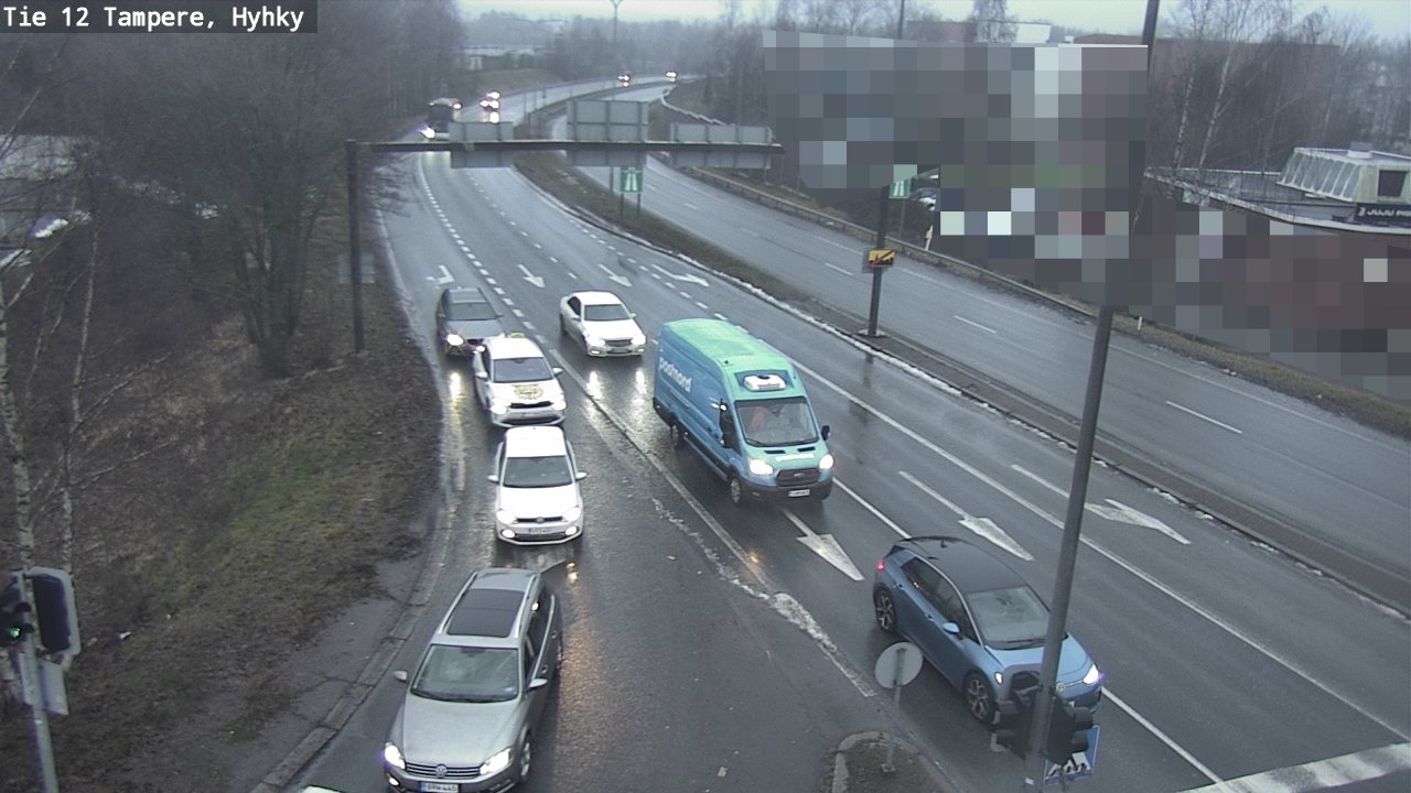 Weather Camera Image Road 12 Tampere, Hyhky, Tampere, Pirkanmaa