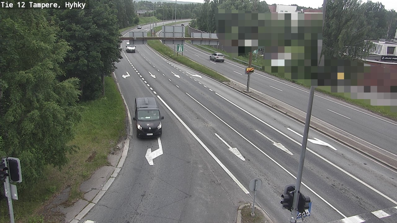 Weather Camera Image Road 12 Tampere, Hyhky, Tampere, Pirkanmaa