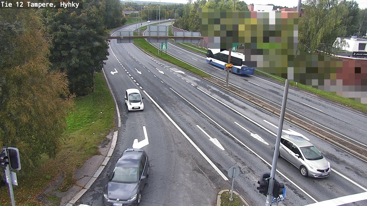 Weather Camera Image Road 12 Tampere, Hyhky, Tampere, Pirkanmaa