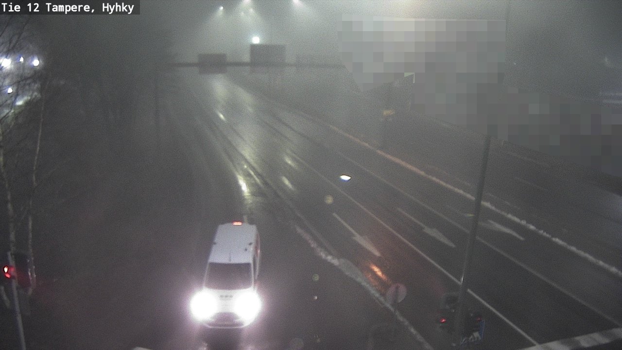 Weather Camera Image Väg 12 Tammerfors, Hyhky, Tampere, Pirkanmaa