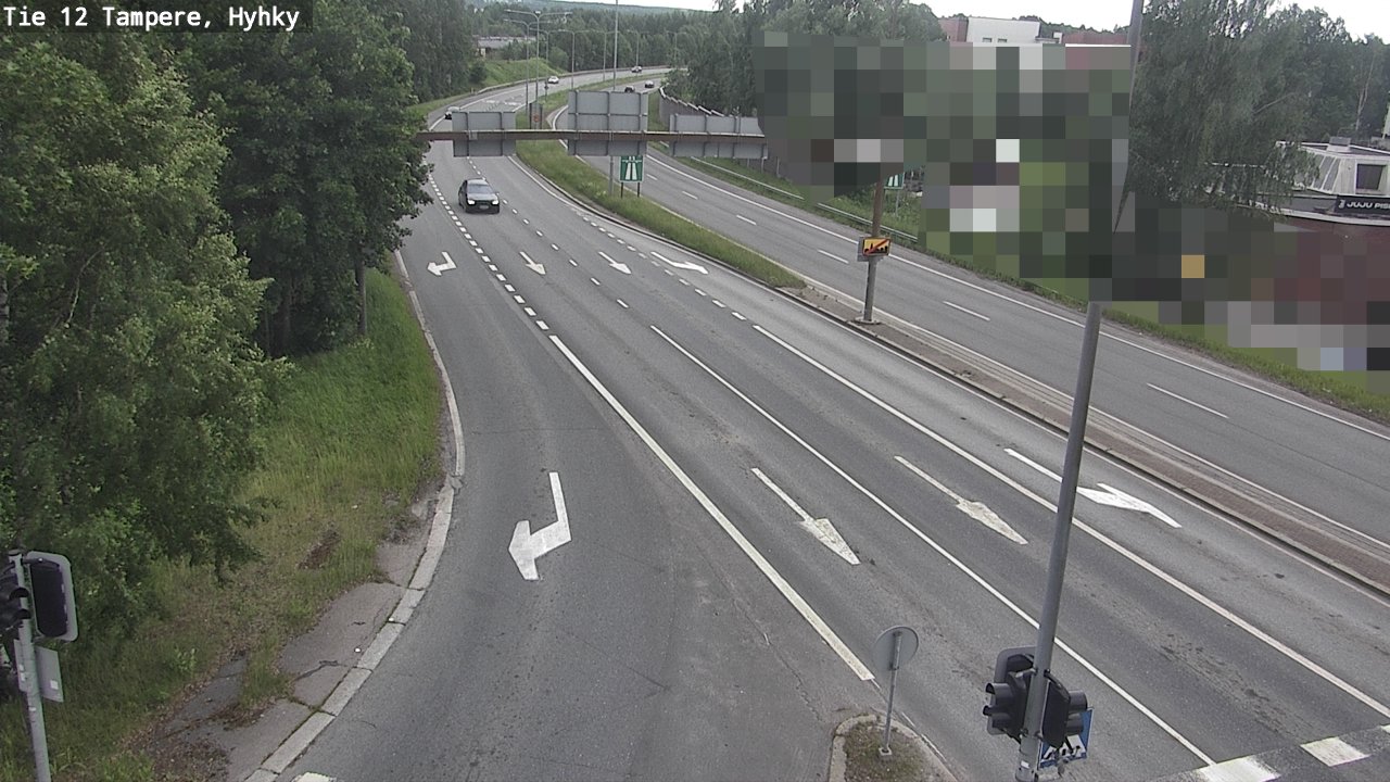 Weather Camera Image Road 12 Tampere, Hyhky, Tampere, Pirkanmaa