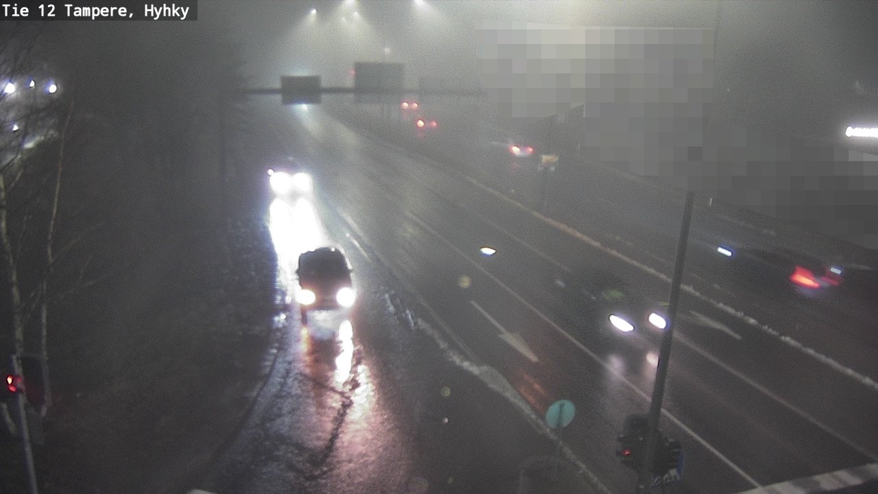 Weather Camera Image Väg 12 Tammerfors, Hyhky, Tampere, Pirkanmaa