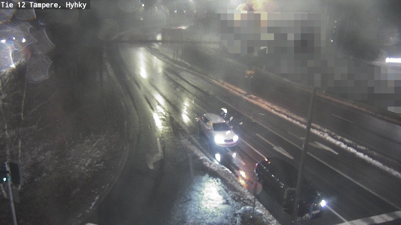 Weather Camera Image Väg 12 Tammerfors, Hyhky, Tampere, Pirkanmaa