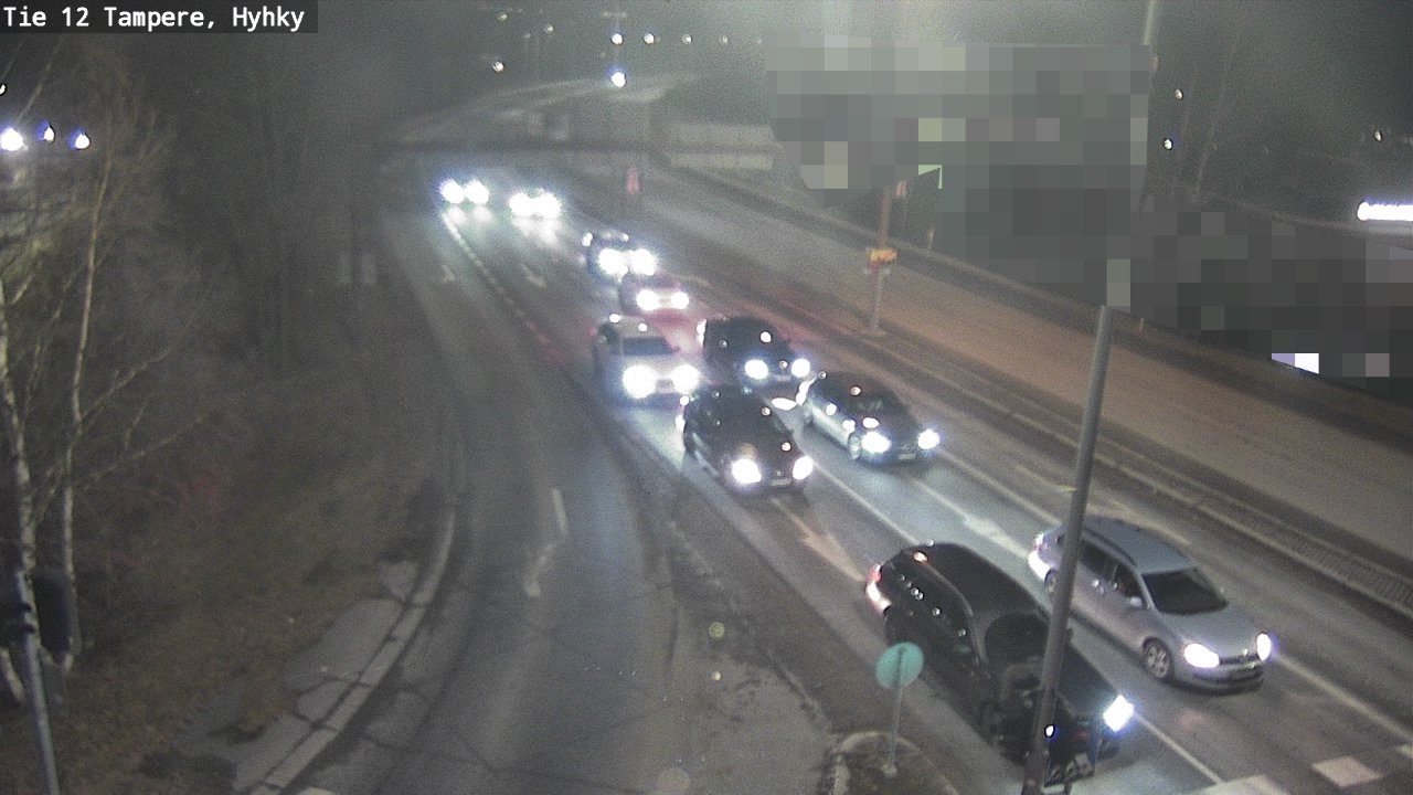 Weather Camera Image Road 12 Tampere, Hyhky, Tampere, Pirkanmaa