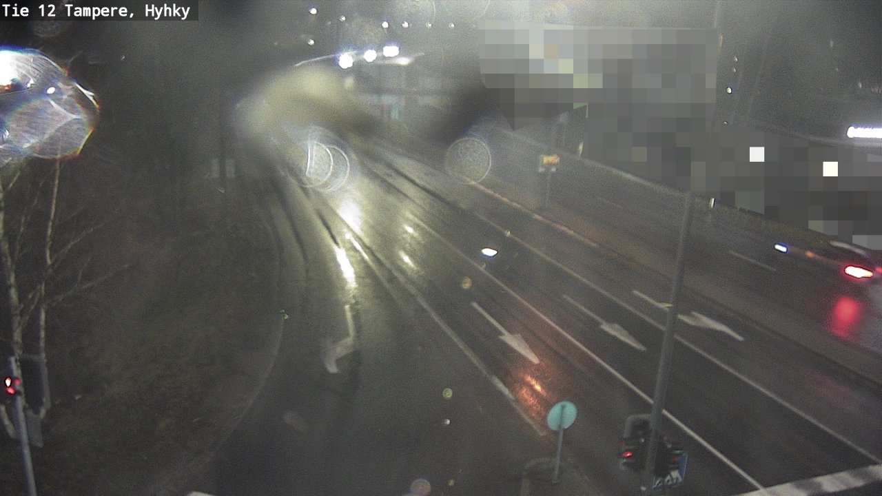 Weather Camera Image Road 12 Tampere, Hyhky, Tampere, Pirkanmaa