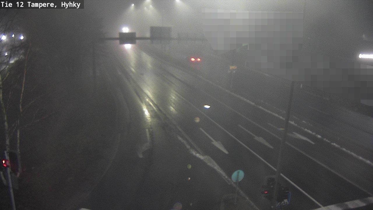Weather Camera Image Väg 12 Tammerfors, Hyhky, Tampere, Pirkanmaa