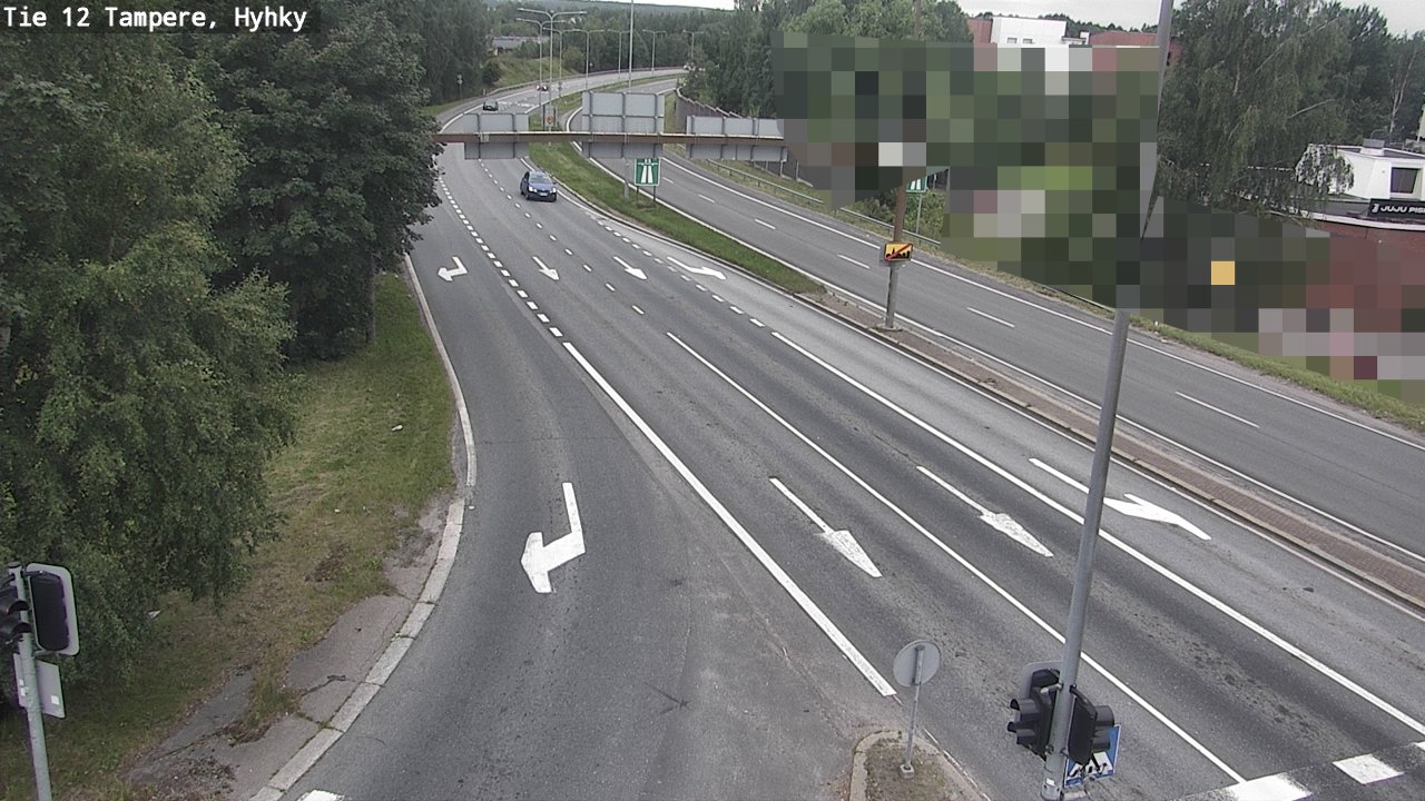 Weather Camera Image Väg 12 Tammerfors, Hyhky, Tampere, Pirkanmaa