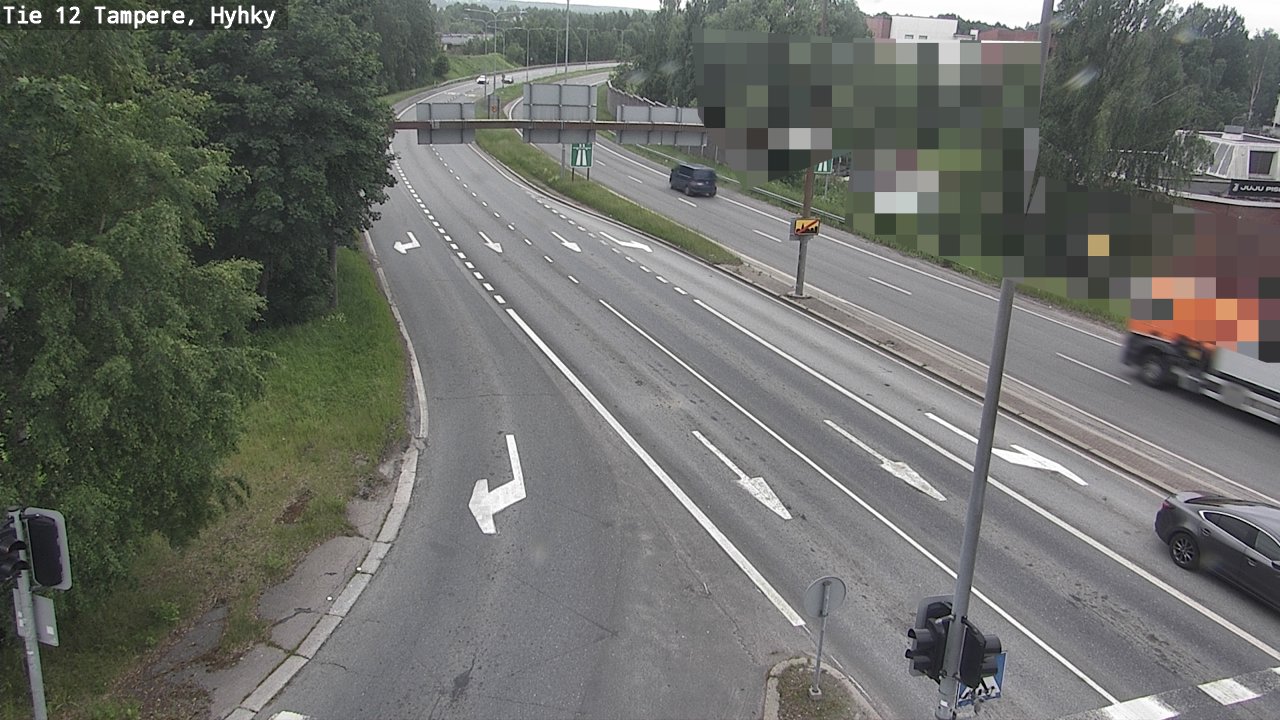 Weather Camera Image Road 12 Tampere, Hyhky, Tampere, Pirkanmaa