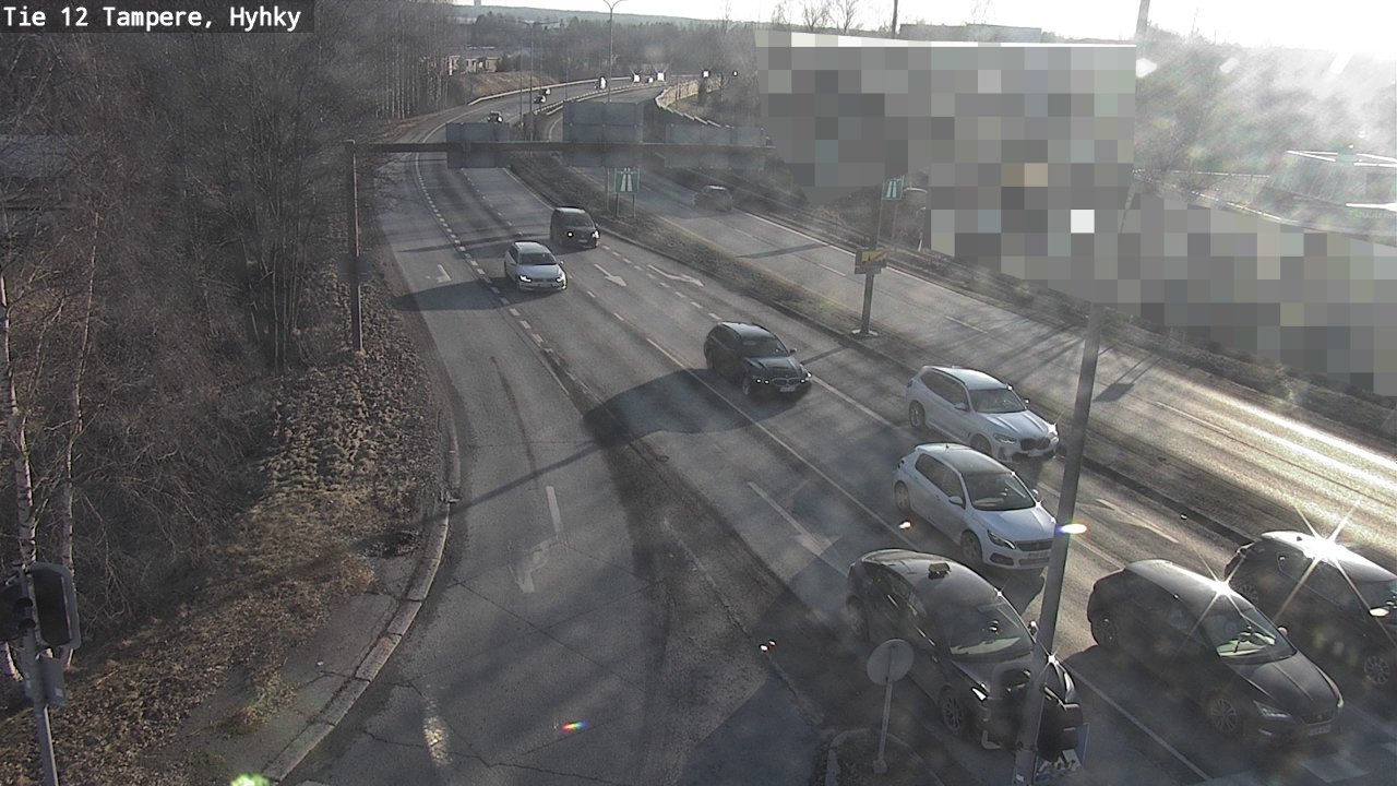 Weather Camera Image Road 12 Tampere, Hyhky, Tampere, Pirkanmaa