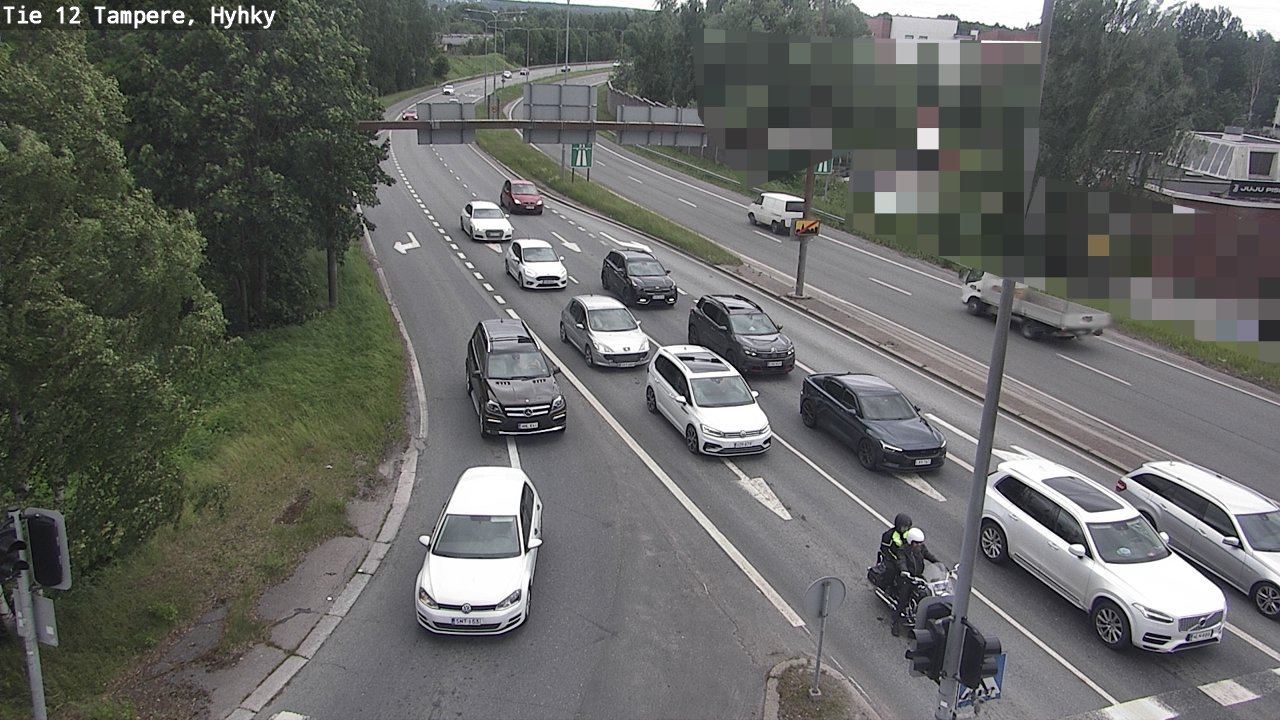 Weather Camera Image Road 12 Tampere, Hyhky, Tampere, Pirkanmaa