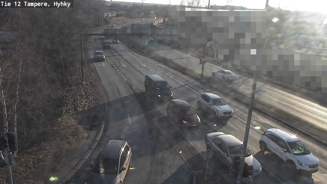 Weather Camera Image Road 12 Tampere, Hyhky, Tampere, Pirkanmaa
