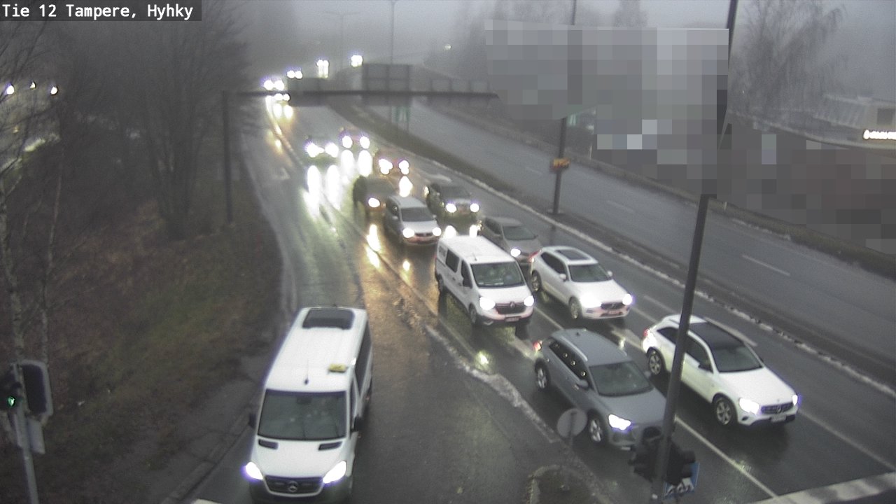 Weather Camera Image Väg 12 Tammerfors, Hyhky, Tampere, Pirkanmaa