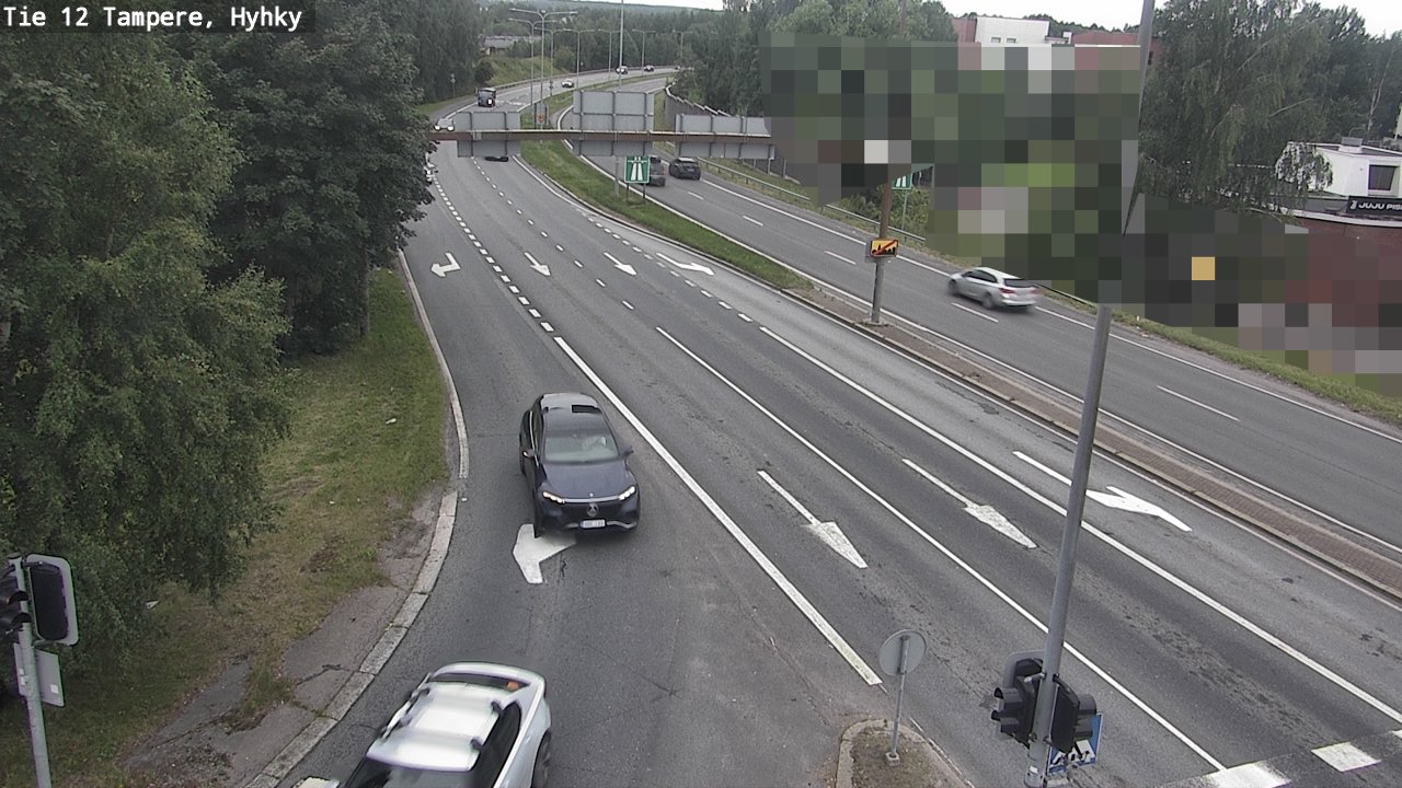 Weather Camera Image Väg 12 Tammerfors, Hyhky, Tampere, Pirkanmaa