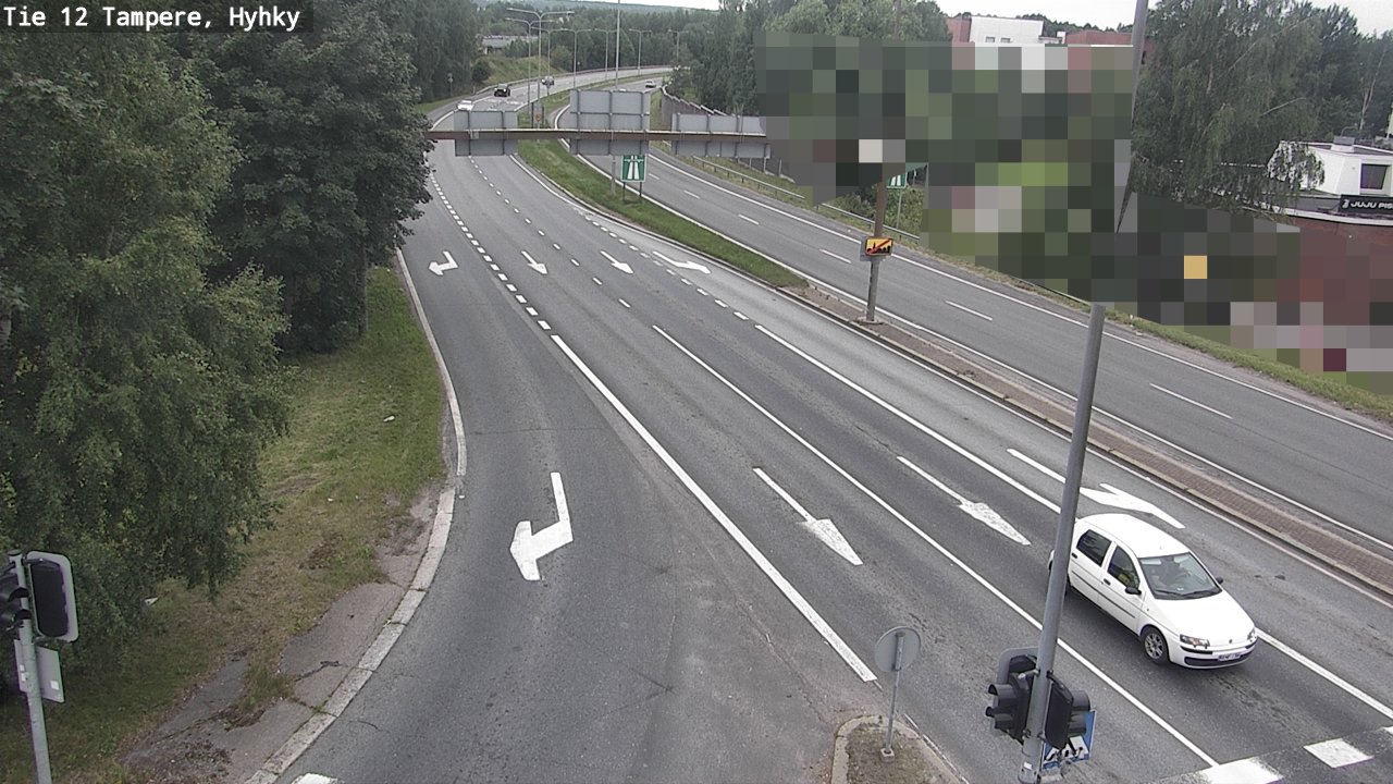 Weather Camera Image Väg 12 Tammerfors, Hyhky, Tampere, Pirkanmaa