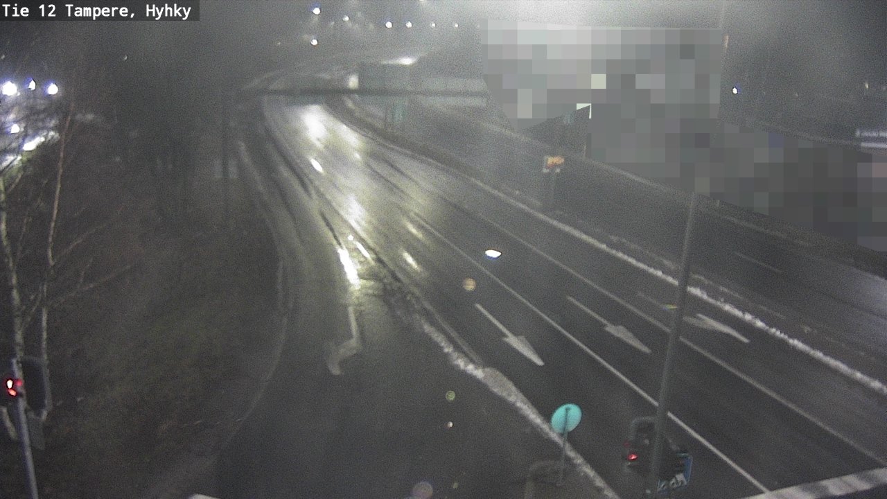 Weather Camera Image Väg 12 Tammerfors, Hyhky, Tampere, Pirkanmaa