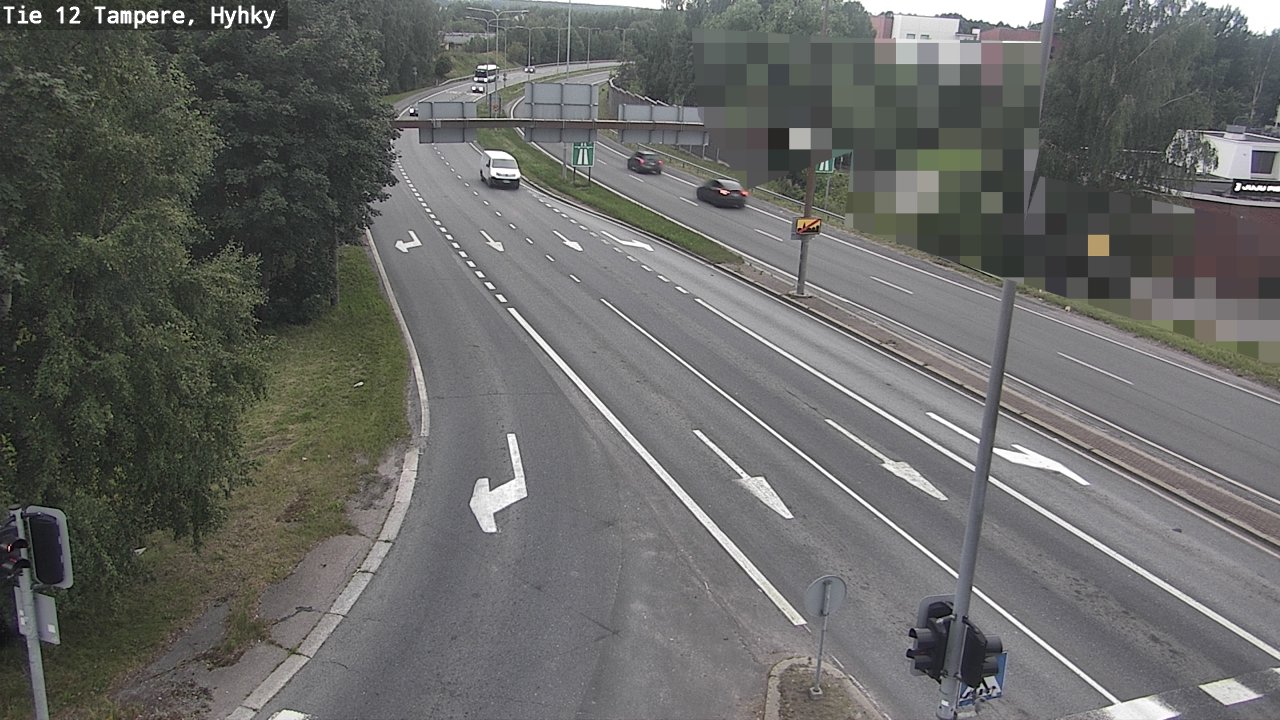 Weather Camera Image Väg 12 Tammerfors, Hyhky, Tampere, Pirkanmaa