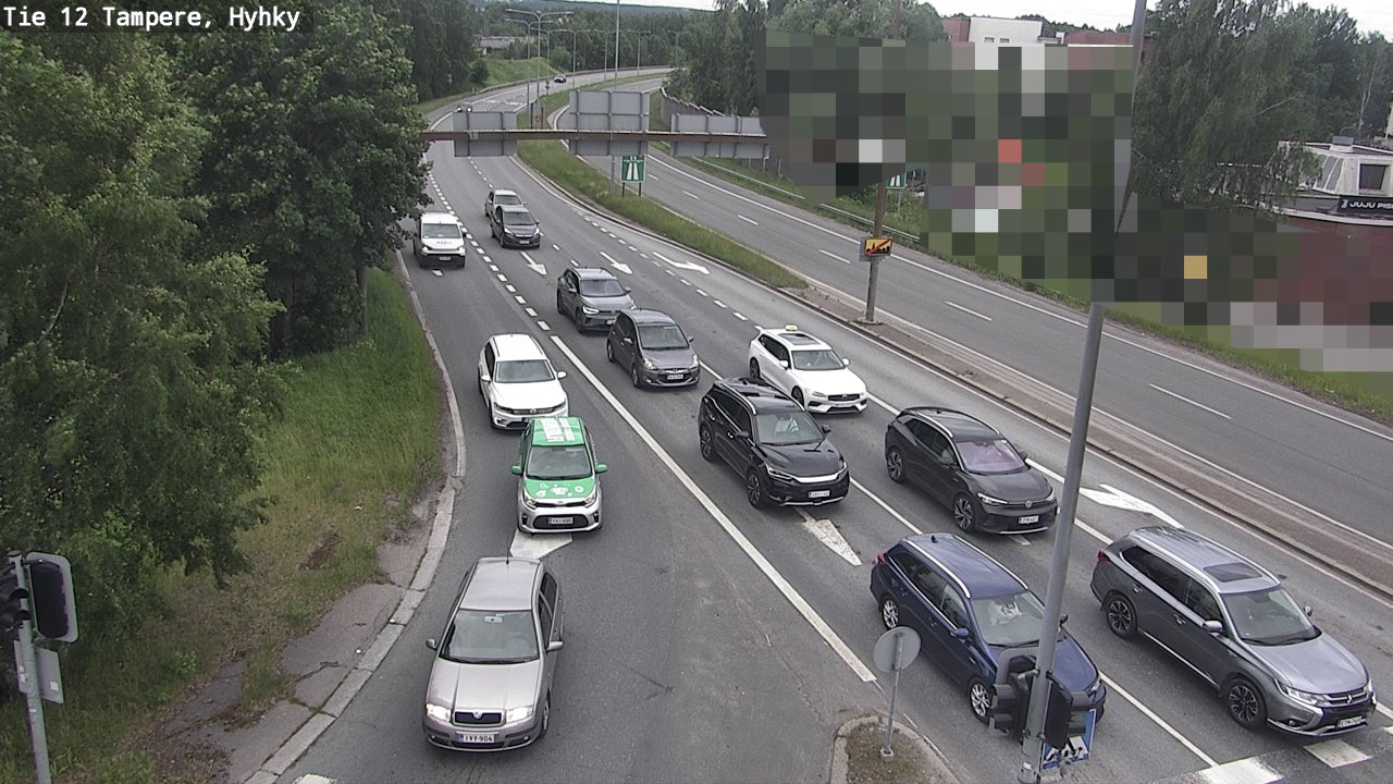 Weather Camera Image Road 12 Tampere, Hyhky, Tampere, Pirkanmaa
