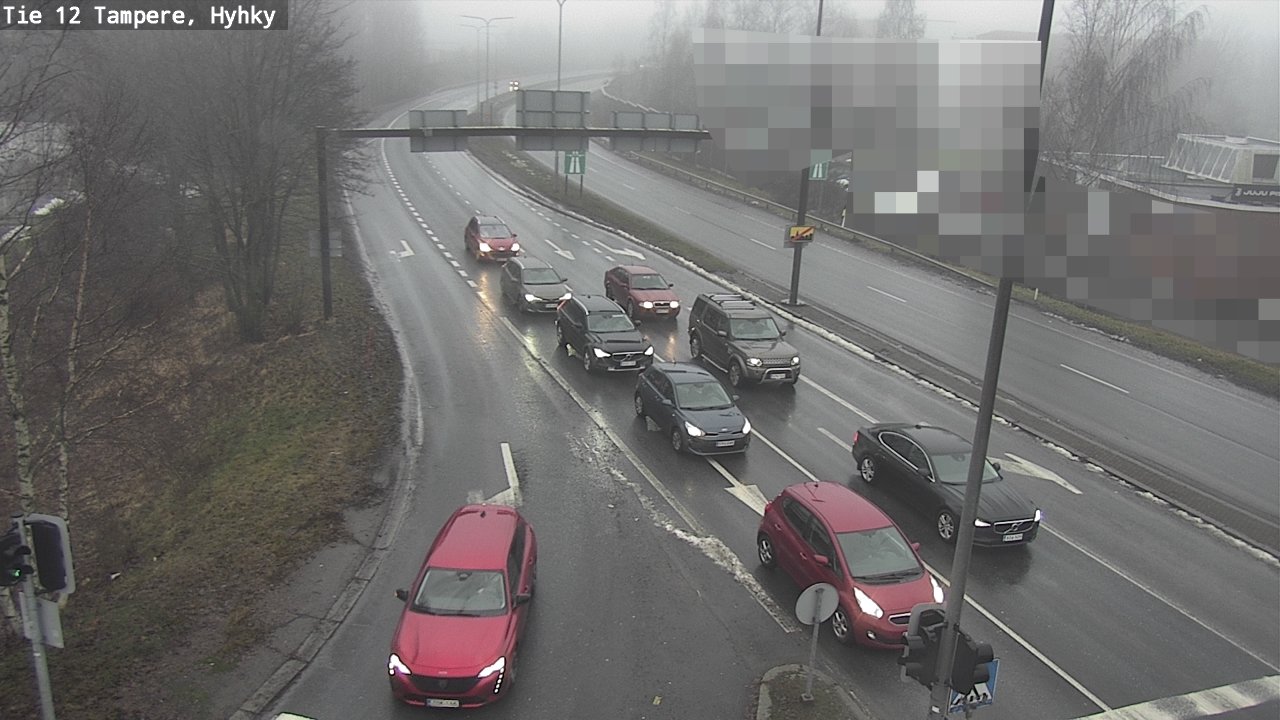 Weather Camera Image Väg 12 Tammerfors, Hyhky, Tampere, Pirkanmaa