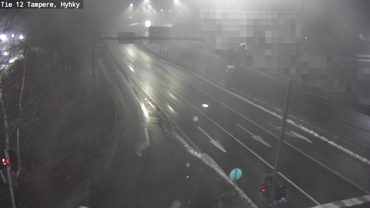 Weather Camera Image Väg 12 Tammerfors, Hyhky, Tampere, Pirkanmaa