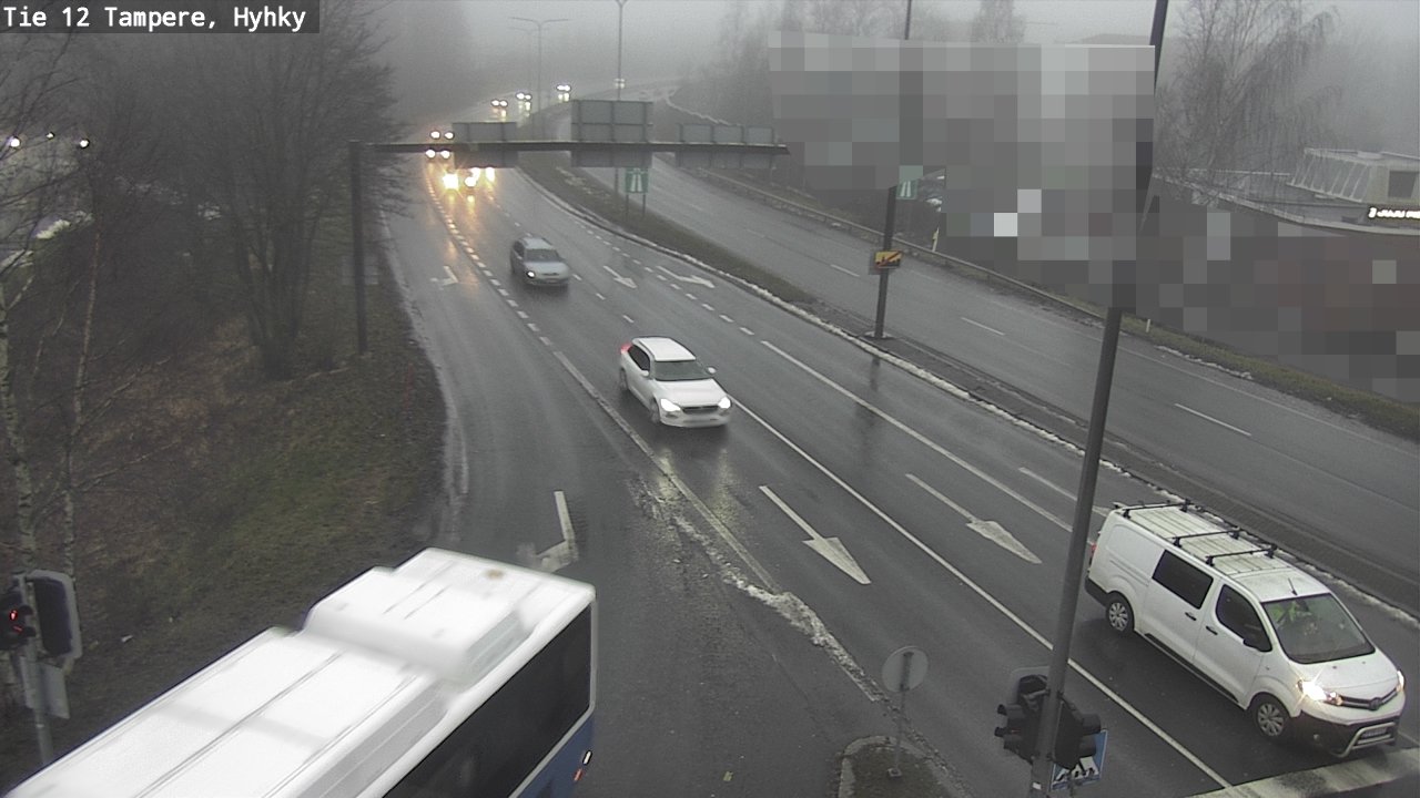 Weather Camera Image Väg 12 Tammerfors, Hyhky, Tampere, Pirkanmaa