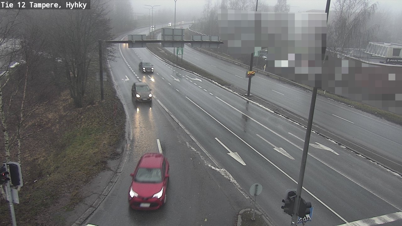 Weather Camera Image Road 12 Tampere, Hyhky, Tampere, Pirkanmaa