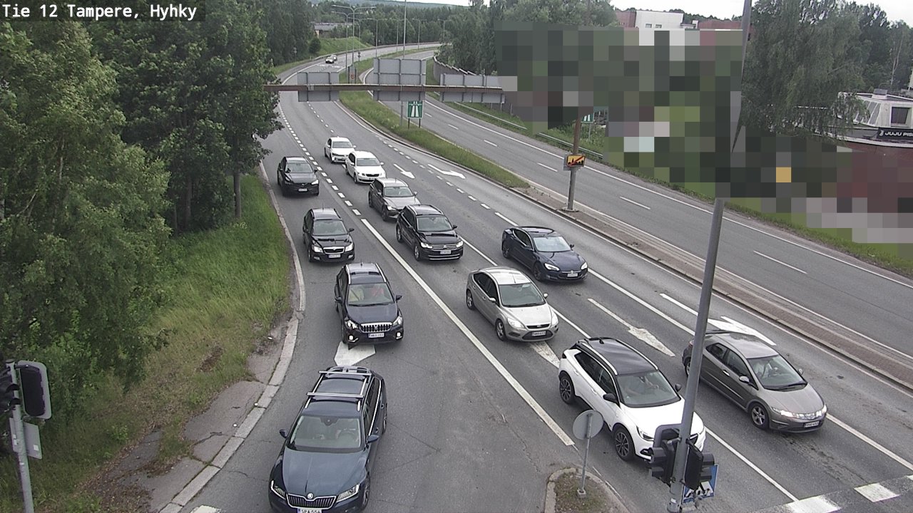 Weather Camera Image Road 12 Tampere, Hyhky, Tampere, Pirkanmaa