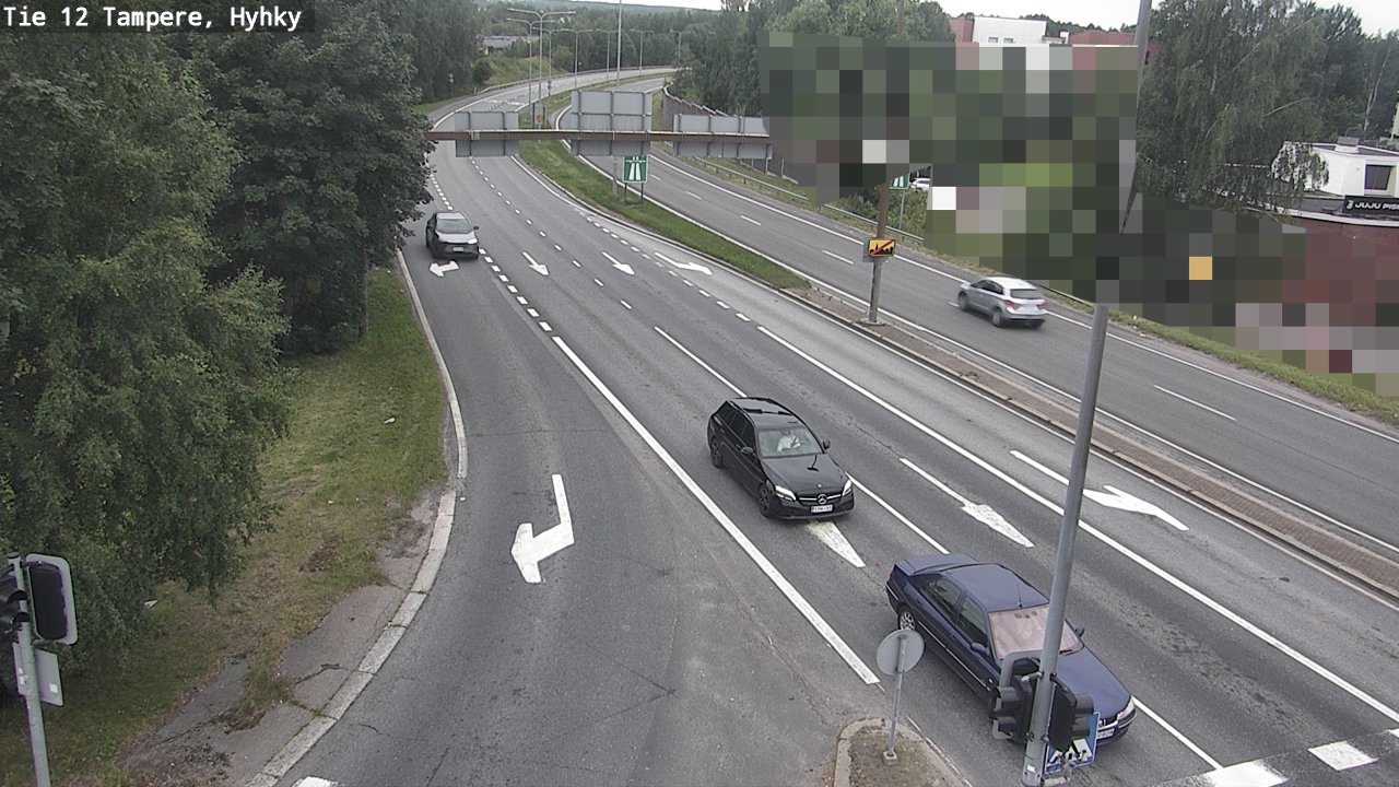 Weather Camera Image Väg 12 Tammerfors, Hyhky, Tampere, Pirkanmaa