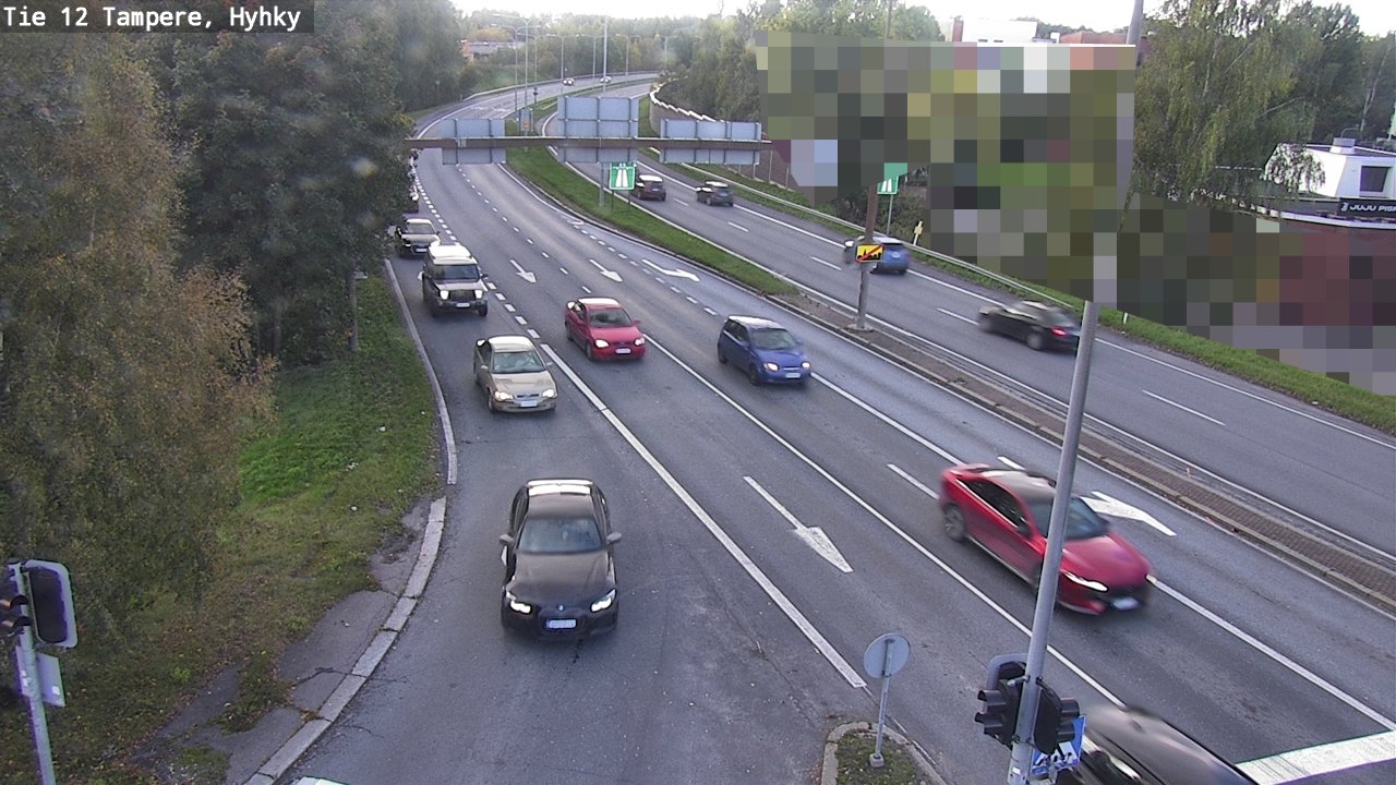 Weather Camera Image Road 12 Tampere, Hyhky, Tampere, Pirkanmaa