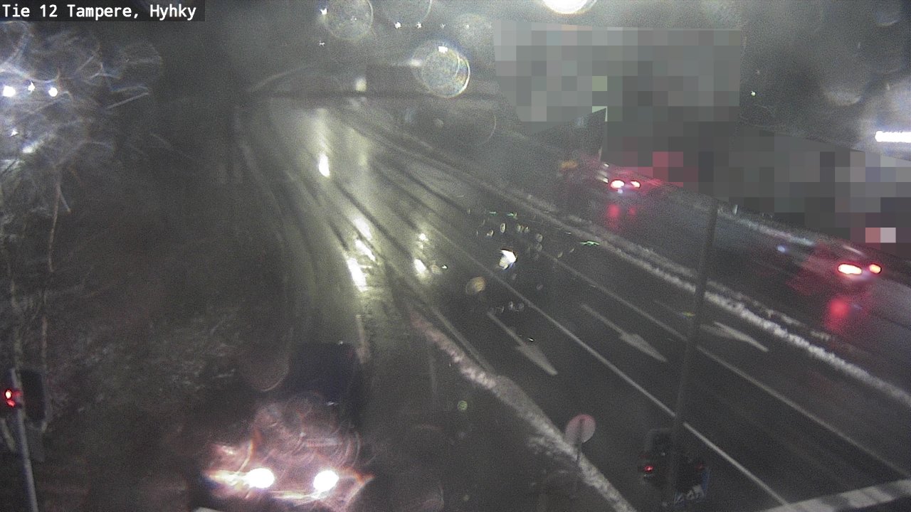 Weather Camera Image Väg 12 Tammerfors, Hyhky, Tampere, Pirkanmaa