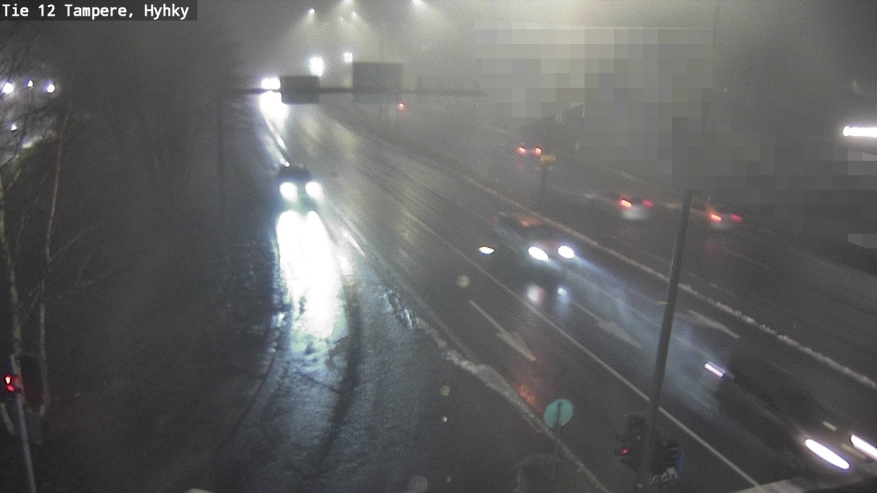 Weather Camera Image Väg 12 Tammerfors, Hyhky, Tampere, Pirkanmaa