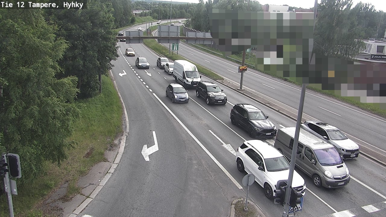 Weather Camera Image Väg 12 Tammerfors, Hyhky, Tampere, Pirkanmaa