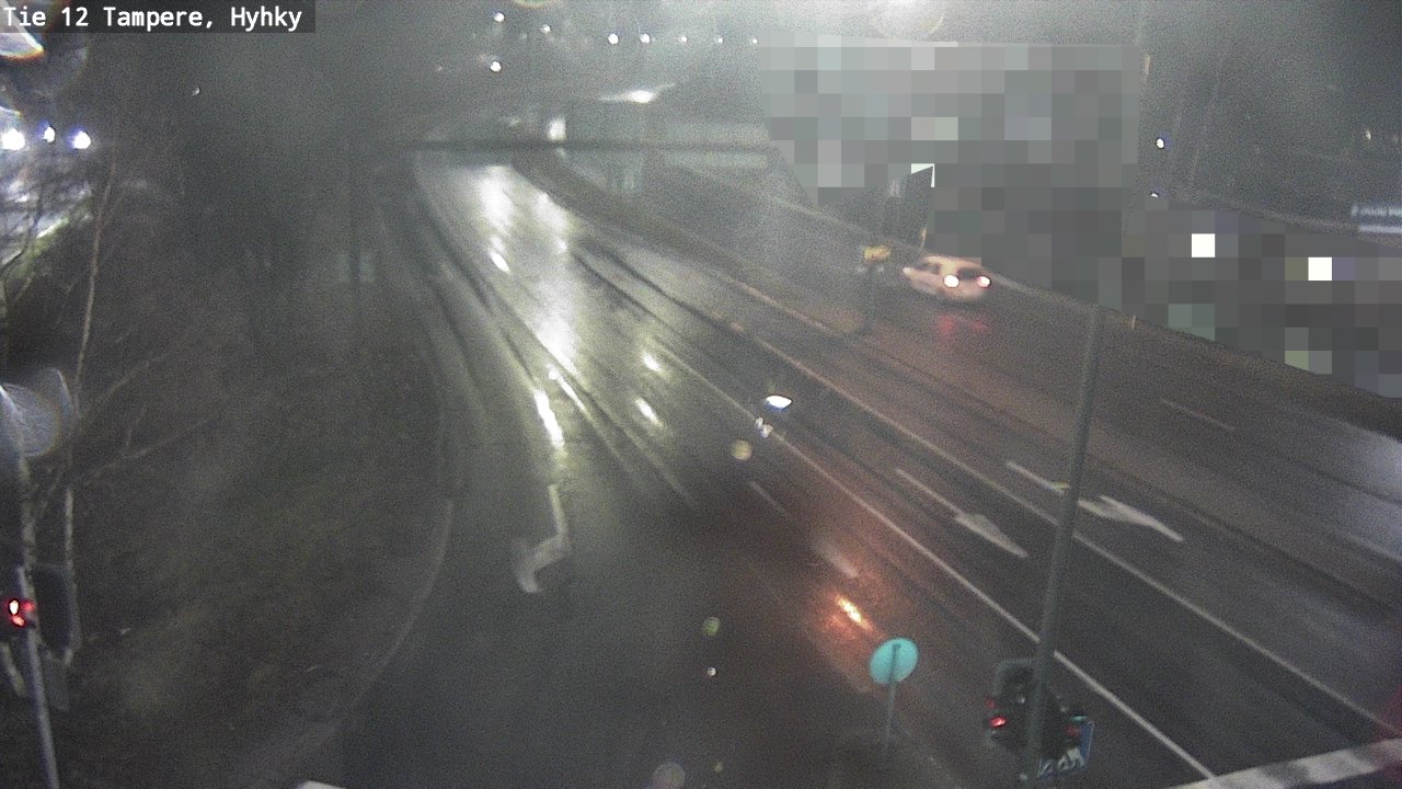 Weather Camera Image Road 12 Tampere, Hyhky, Tampere, Pirkanmaa