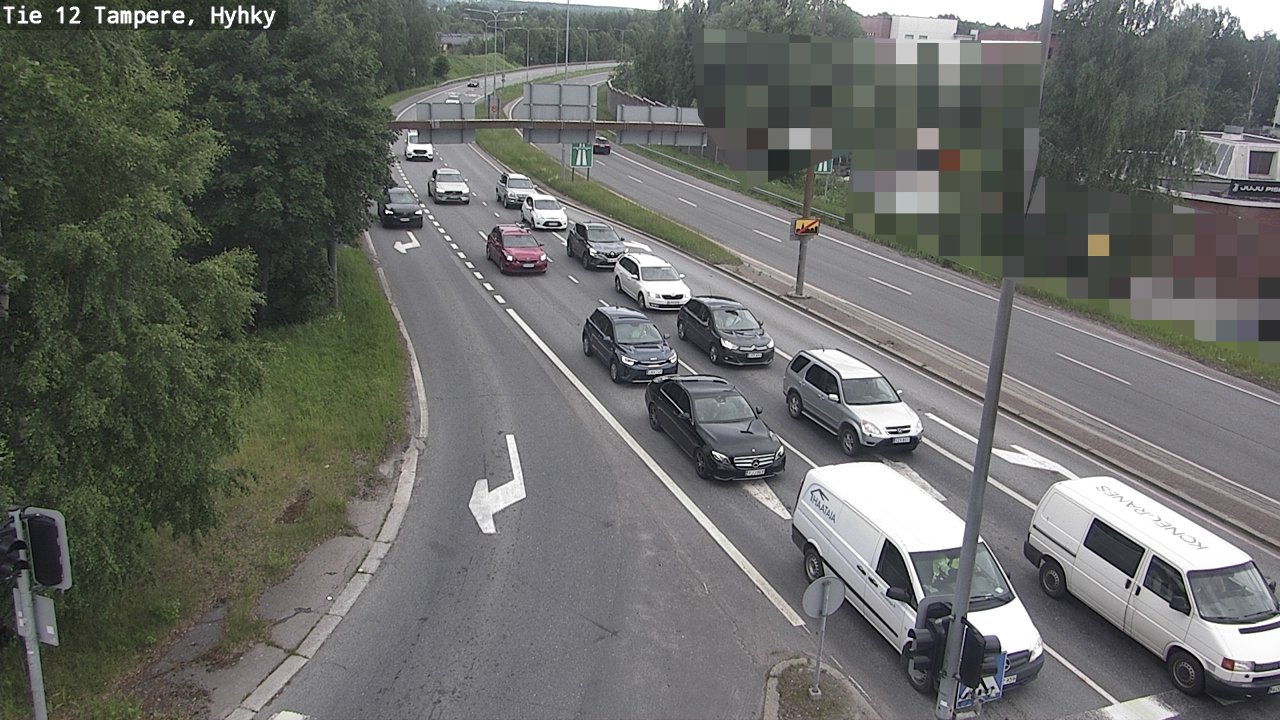 Weather Camera Image Road 12 Tampere, Hyhky, Tampere, Pirkanmaa